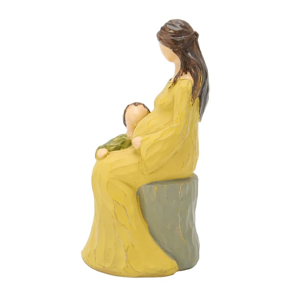 Mor och barn-staty Vacker konstnärlig levande harts Mor och barn-figur Skulptur Hyllprydnad