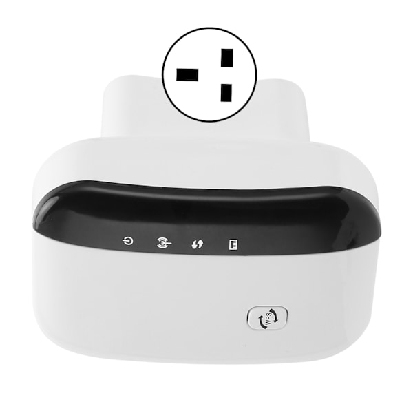 WiFi-repeater, trådløs RJ45-router/AP-tilstand, hotspot-forlænger, signalforstærker, tilbehør, UK-stik