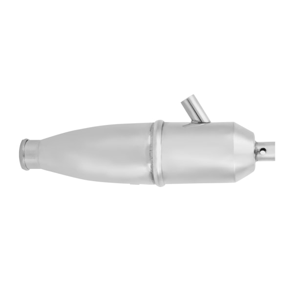 Sideeksosrør i aluminium for 1/10 HSP RC Nitro Buggy Bildeler Lastebilmotordeler