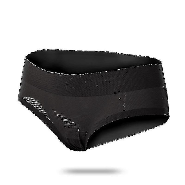 Padded Butt Lifter Panties for Women, Low-waist Fake Ass Enhancer, S Size, Black