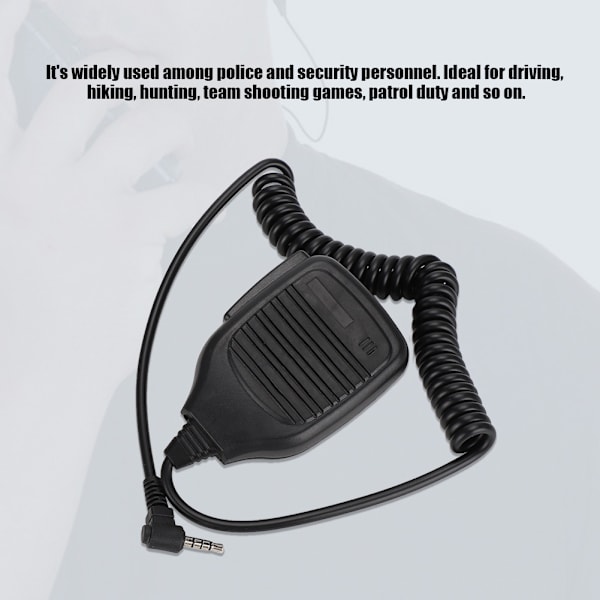 UV3R håndholdt mikrofon højttalermikrofon til Baofeng til Yaesu Tovejs radio walkie talkie