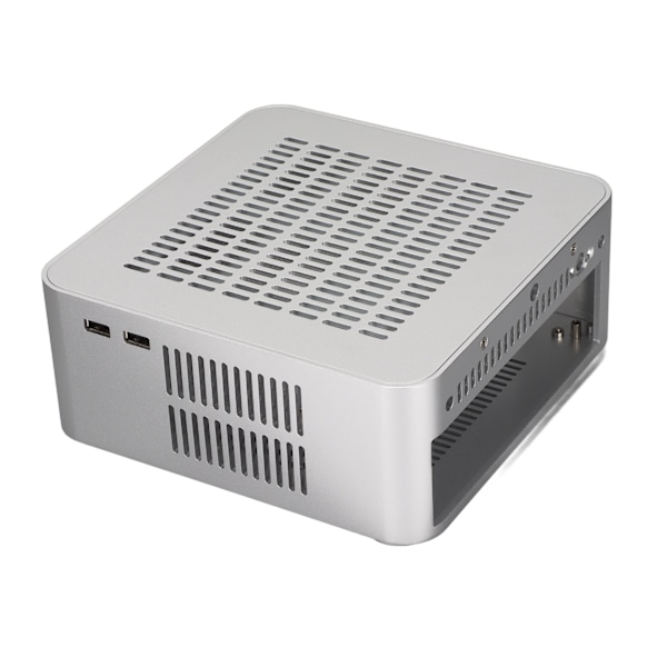 Skrivbordsdatorfodral Bra värmeavledning Utsökt kompakt Mini HTPC-fodral för hemmavideodator