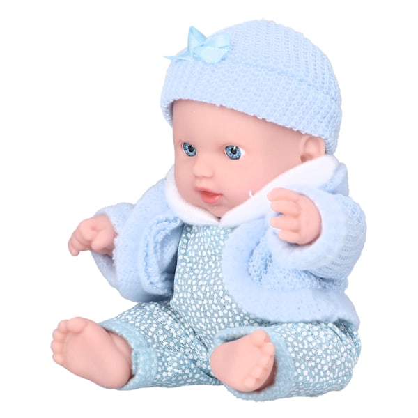 8 tum ljus hudton baby simulering docka lek hus mode återfödd baby docka leksaker(Q8G-001 )