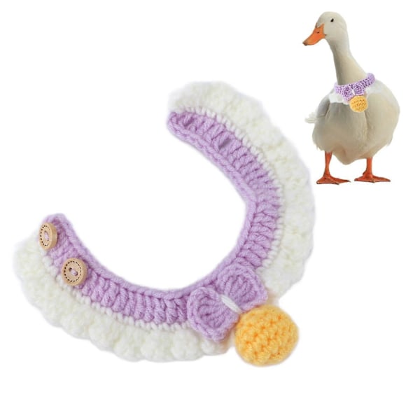 Dekorativt halsband för husdjursanka, kyckling, gås, anka, tillbehör för fjäderfä, Zekai XS