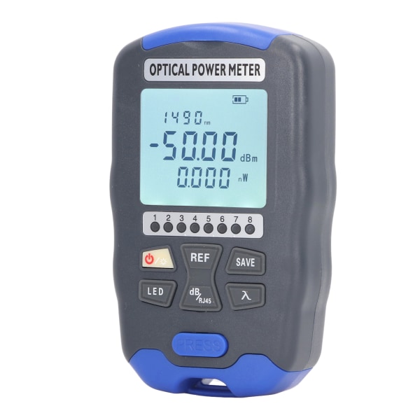 Mini optisk fiber effektmåler tester FC SC ST Universal Interface 3 i 1 10KM med LED lys AUA DC50(-50~+26dBm)