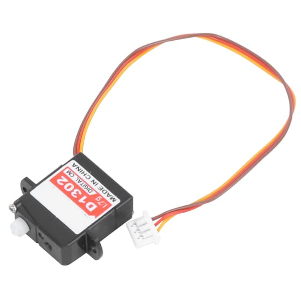 D1302 Mikro Mini Digital Servo Reservedeler Tilbehør for Fastvingede Flymodeller JS1.25 Plugg