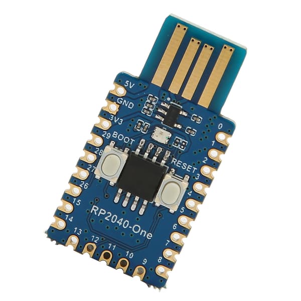 RP2040 Mikrokontroller Utvecklingskort Typ A 4MB Flash för RasPi Mikrokontroller Utvecklingskort