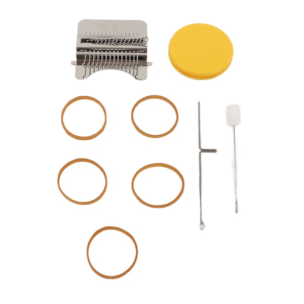 Trädarning Mini Loom Maskin DIY Sömnad Snabbt Darning Loom med Gummiband Virkning Darning Maskin för Kläder 14 Stift