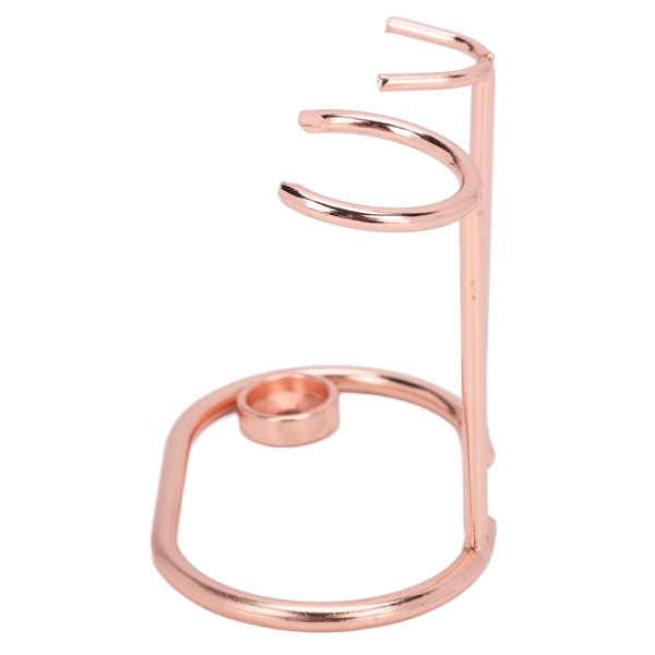Barberstativ Sikkerhed Rustfrit Stål Moderne Design Rustfri Holdbar Lille bærbar barberbørsteholder til toilettet Rose Gold
