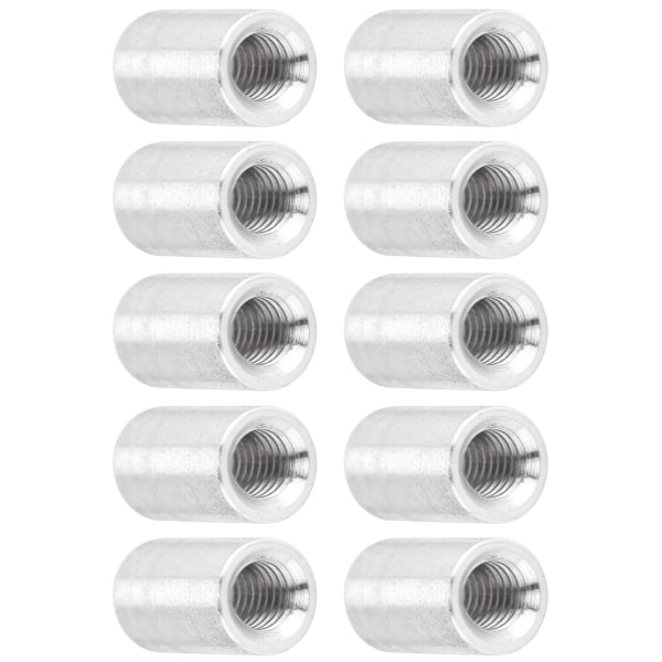 10 stk runde avstandsstykker i aluminiumlegering med hunngevind, søyleforbindelsesavstandsstykke M4x0,7 mm, lengde 11 mm