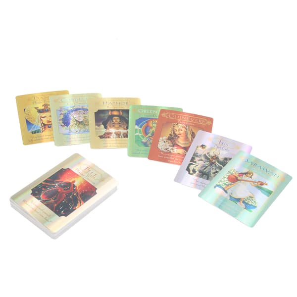Engelsk Sprog Gudinde Tarotkort Sæt Interaktivt Brætspil Spådom Tarotkort