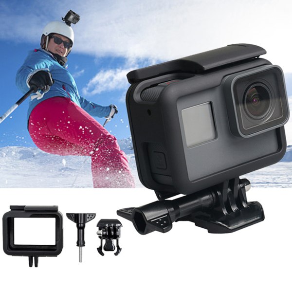 GoPro Hero 5/6/7 case alustalla ja ruuvilla