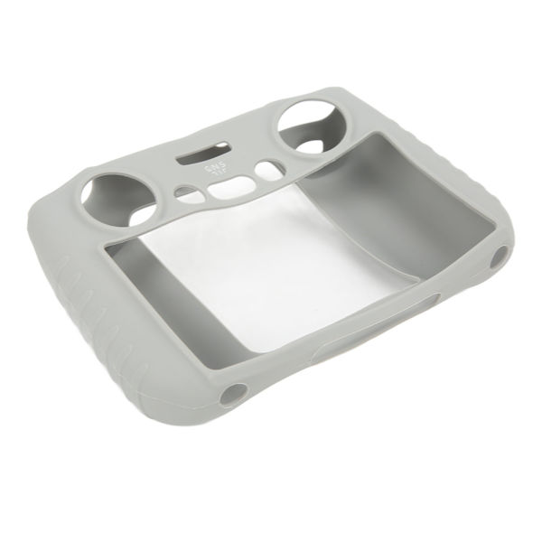 Silikonfodral för Mini 3 Pro fjärrkontroll, stöttåligt, mjukt skyddsfodral, grått