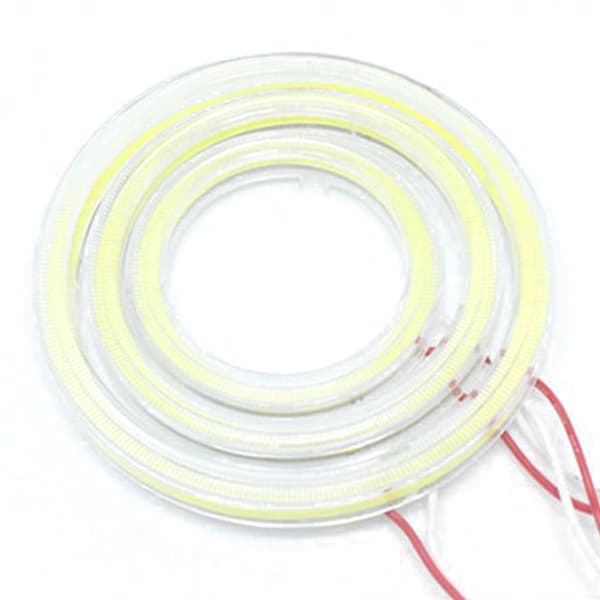 70 mm bil LED Angel Eyes frontlys Halo-ringer kjørelys
