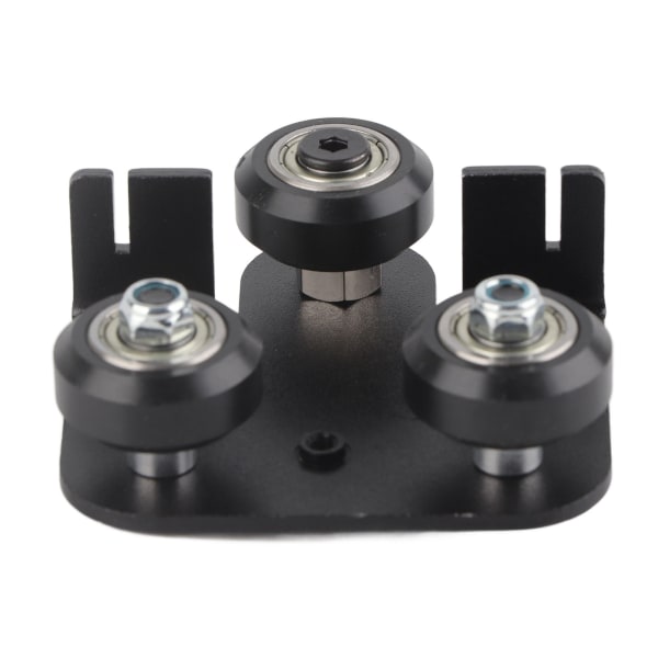 Back Support Plate Black Metal 3D Printer Extruder Back Support Plate Med Remskiva för Ender3 V2