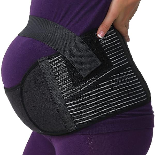 Svangerskapsstøttebelte - Bomull - Maternity Abdominal and Back Support - Beige (Størrelse M90-120cm)