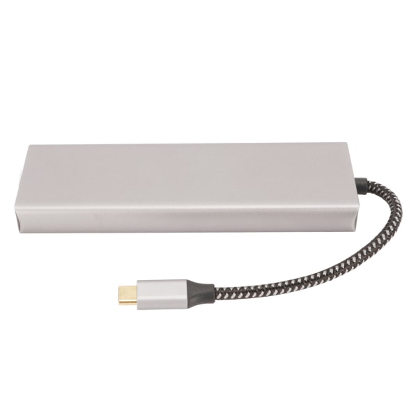 USB C Hub M.2 Interface SSD-hus 8 i 1 100W 5Gbps Overføring av aluminiumslegering USB C-dokkingstasjon for Win