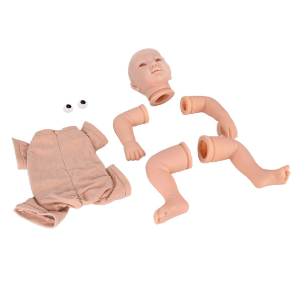 21 tums Reborn docka kit mjuk vinyl simulerad DIY omålad docka delar mögel tillbehör för barn