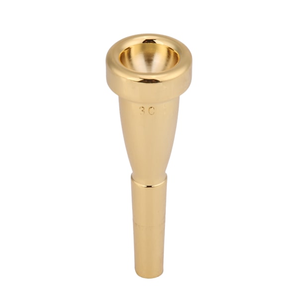 Trumpetmunstycke för musikinstrumenttillbehör i storlek 3C (guld)