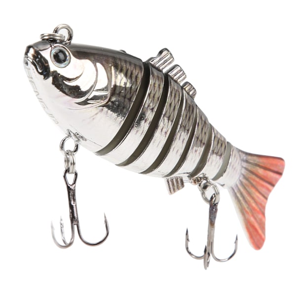 Fiske lokkemad holdbar imitation plast falsk multi leddet svømme agn langsomt synkende glide agn6#