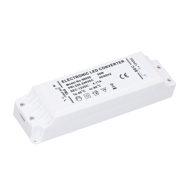 LED-driver 50W 12V 4,17A Strømtransformator LED Konstantstrømdrift Strømforsyning AC 220V