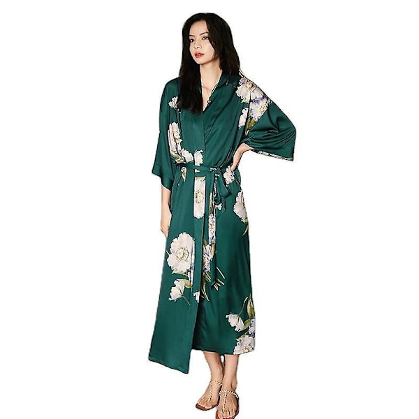 Blomster-Kimono-Kåpe for Kvinner - Perfekt for Bryllup og Jentekvelder