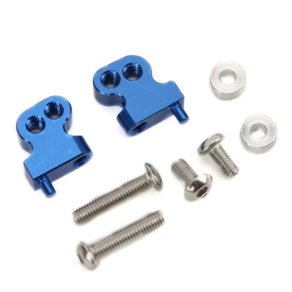 Justerbart främre stötdämparfäste i aluminiumlegering, passar för RC 1/10 Tamiya CC01 Blå