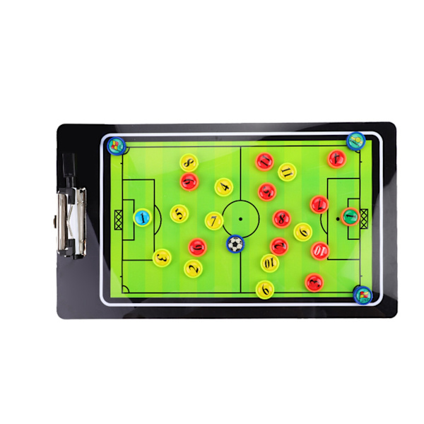Fotball Fotball Ball Taktikk Magnetic Board for Konkurranse Trening Undervisning Coaching