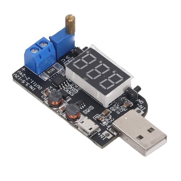 Boost Buck-omformer modul DC 5V til DC 3.3V 9V 12V 18V 24V USB strømforsyningskort
