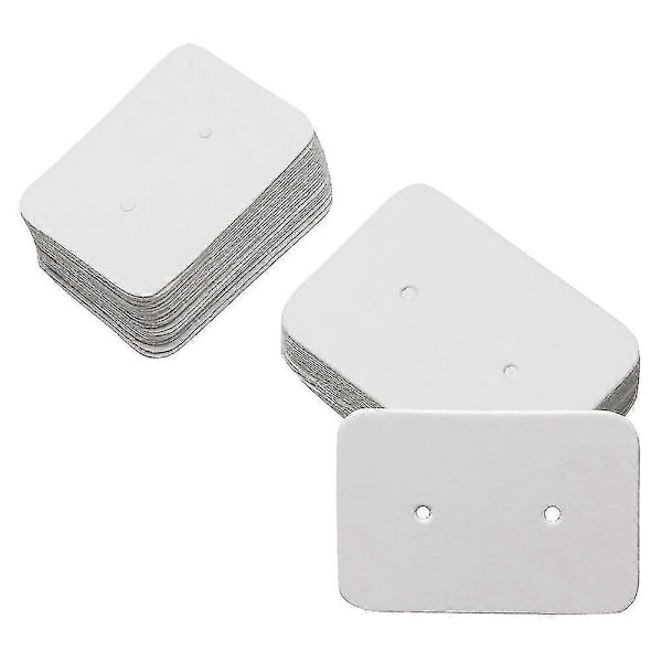 50 stk. Små Blank Kraft Papir Ørestikker Ørering Display Kort Pris Label Tag Smykkekort Holder_SZXM