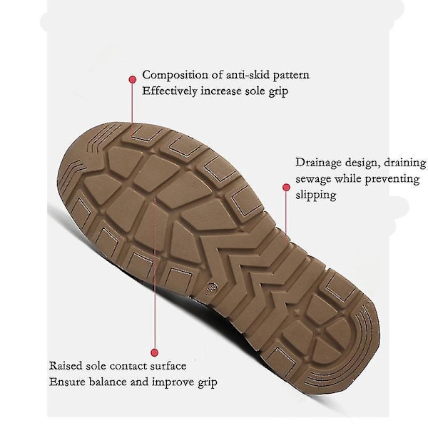 Puncture Resistant Men's Lightweight Safety Work Sneakers40 Khaki