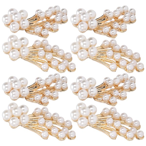 Pärlor Strass Blommor DIY Kläder Skor Smycken Dekoration Tillbehör 3 x 1,8 cm Pärla Shooting Star Bukett