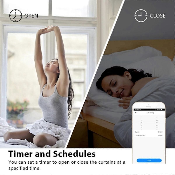 2 stk. Tuya WiFi Smart Touch-knapkontakt til Alexa Home Siri EU-stik