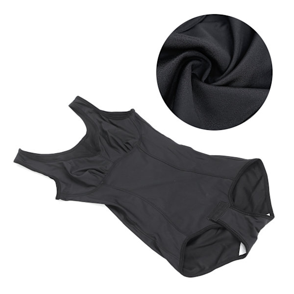 Kvinder taljetræner Tummy Control Bodysuit Slankende kropsform med bh (sort) L