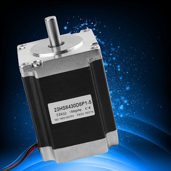 3A 2-fase trinnmotor 1,8° 23HS8430 trinnmotor 8 mm akseldiameter