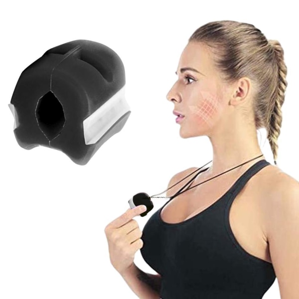 Jaw Exerciser Silikon Ansiktstränare Hakan Exerciser Chin Line Trainer Chin Exercise Device för kvinnor män