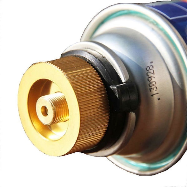 Gas Saver Plus Gasbrännare Adapter, Platt Tankomvandlare för Camping, Anpassningsbar Aluminiumlegering, Inget Tändningsset Ingår Set4