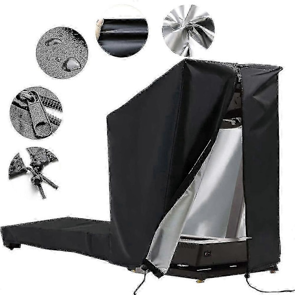 Dammskydd för löpband, skydd för löpband, skyddande överdrag för löpmaskin, Oxfordtyg, inomhus- och utomhusskyddsväska - Ny SZJR 185x91x155cm
