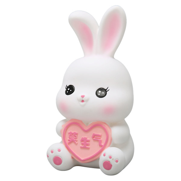 Rabbit Piggy Bank Söt splitterfri myntbank Bitrthday Present för hem sovrum dekoration