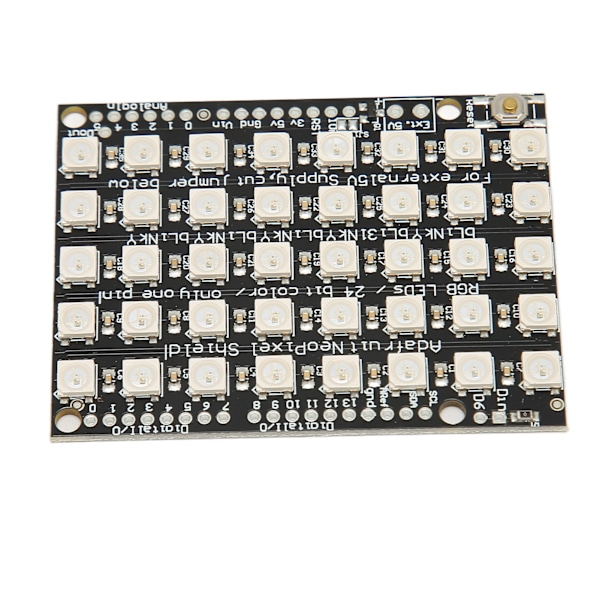 WS2812B 5050 RGB LED -integroitu ohjain 5x8 40 bittiä Täysi väri Valon kehityskortti hotellille