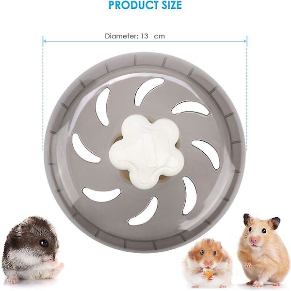 13 cm Hamsterin Juoksupyörä Akryylimuovia, Superhiljainen Pieni Lemmikin Hamsterin Juoksupyörä