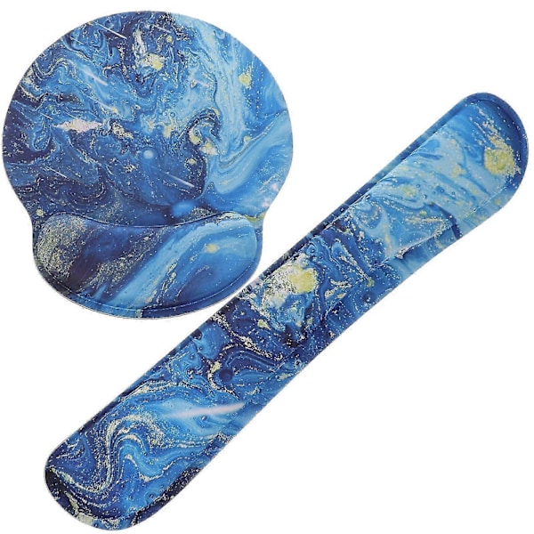 1 Set Musmatta Ergonomisk Musmatta med Handledsstöd Laptop Dator Tillbehör