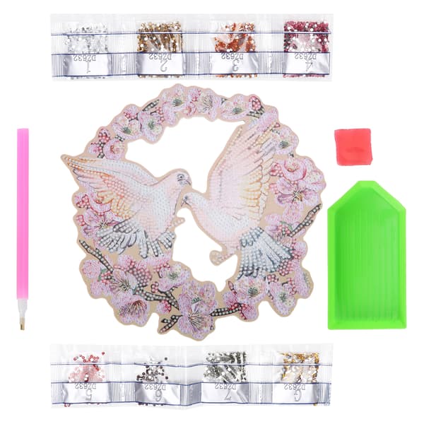 Strassmålningsset DIY Robust Originalitet 5D Diamantmålningsprydnader för Avkoppling Hemväggsdekor DZ632