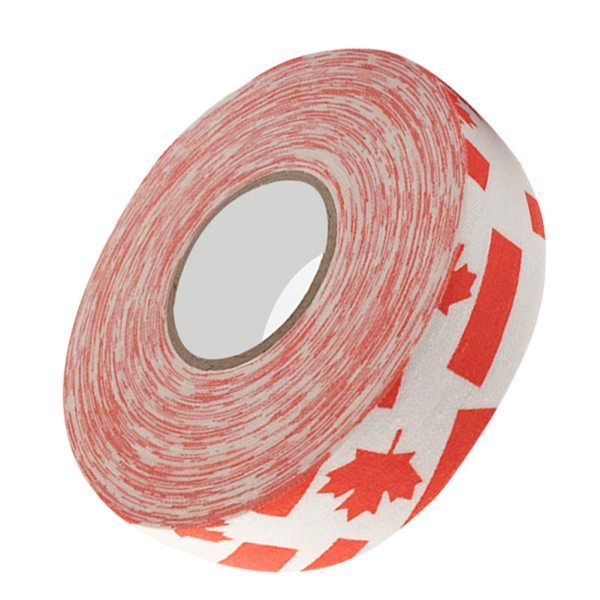 2,5 cm x 25 m Hockey Beskyttende Tape Sport Badminton Stang Pads Hockey Stick Tapes Red Maple Leaf