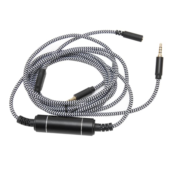 Chat Link Pro -kaapeli, meluton ja häviötön chat-sovitinkaapeli metallieristimellä Xbox Onelle, PS4:lle ja Switchille, 2,6 m