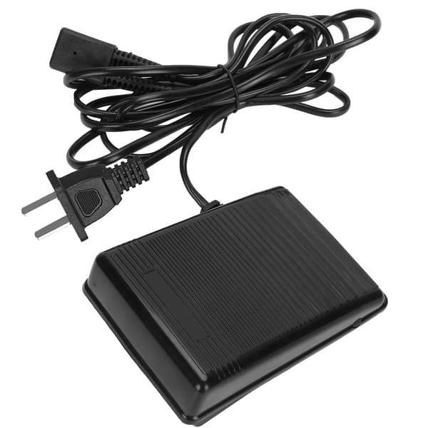 Symaskine Fodpedal Multifunktionscontroller 3-bens stik med 2m/6,6ft ledningslængde (US-stik 110V)