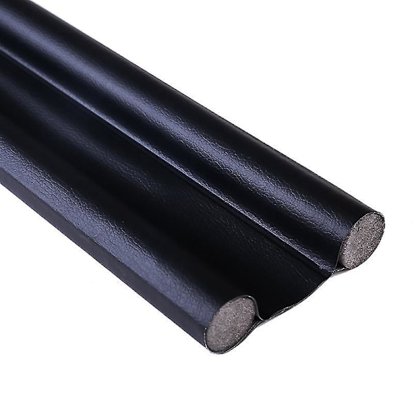 Black Double Edge Door Stopper: Soundproofing, Waterproof Insulation Foam Strip