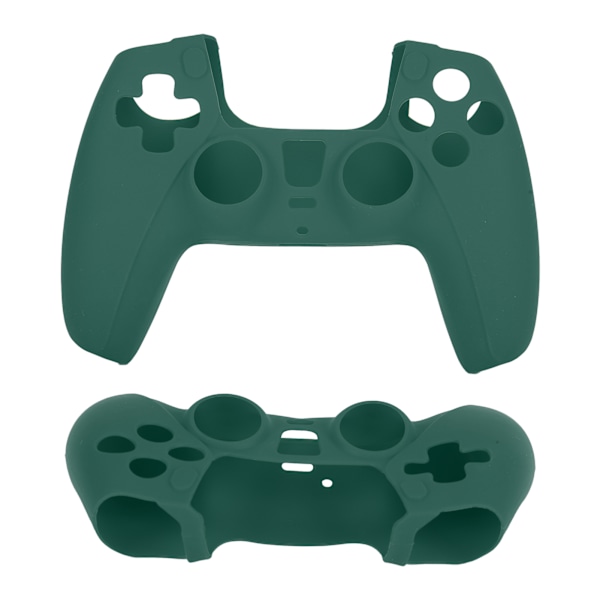 2 stk DOBE Antiskid Silikon Spillkonsoll Beskyttelse Gamepad Håndtak Grep for PS5(Grønn ) Vert