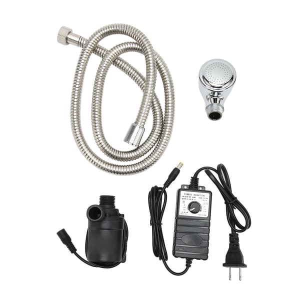 Hastighetskontroll strømadapter DC pumpe dusj sjampo vask tilbehør US Plug 100-240V