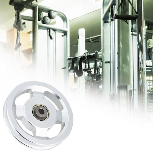 Gymremskiva i aluminiumlegering - styrketräningstillbehör (115 mm)